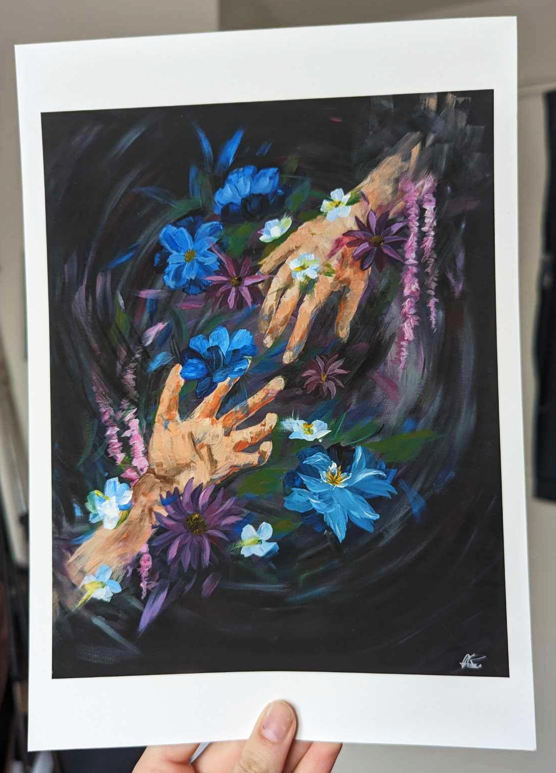 'Forget Me Not' Print