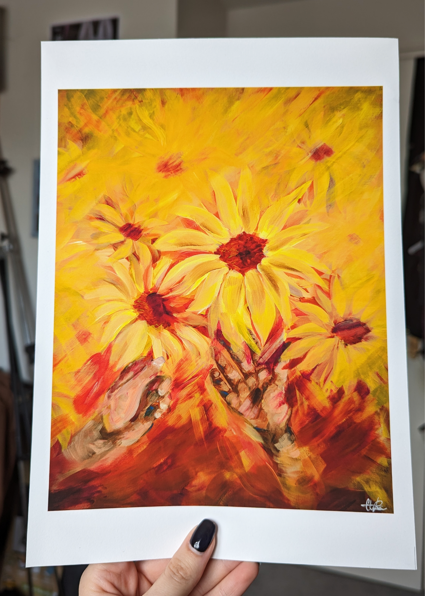 'Blooming sun' Print