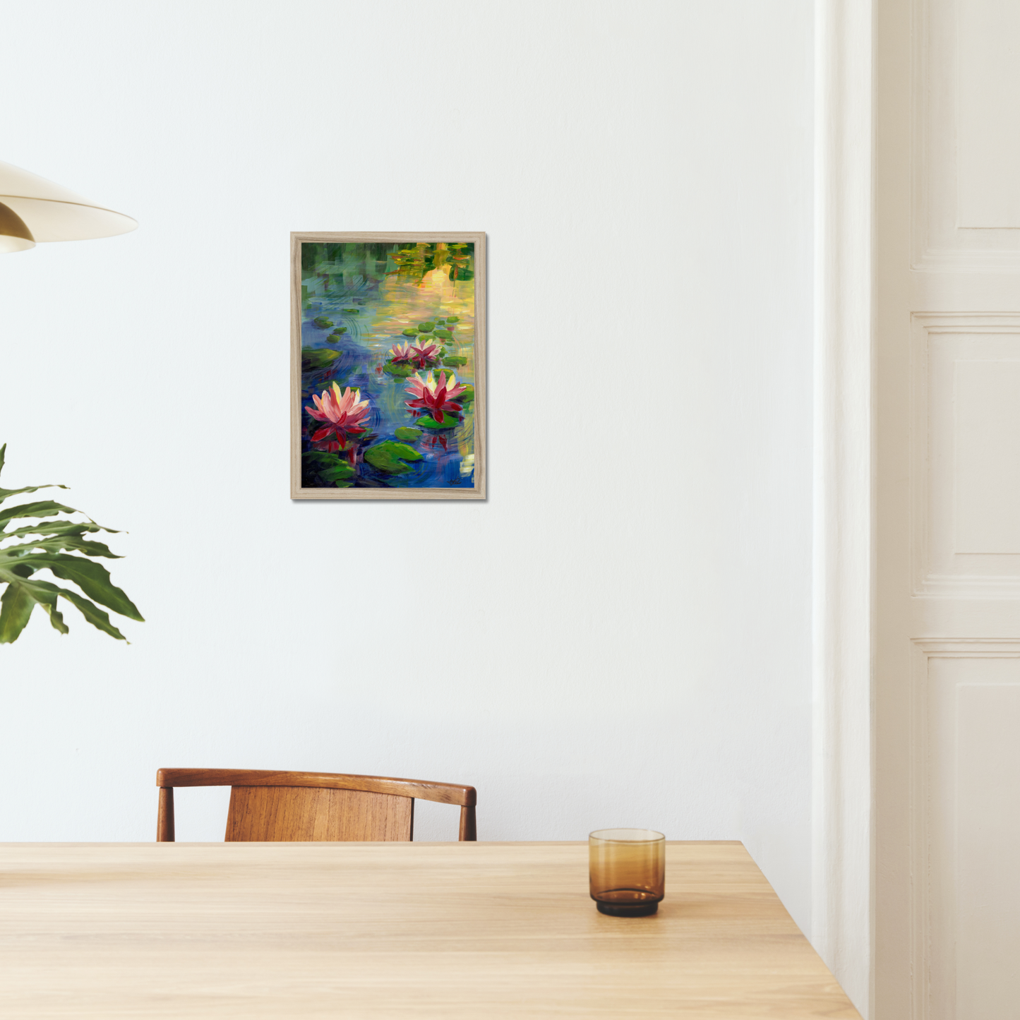 'Evening Waterlilies' Print