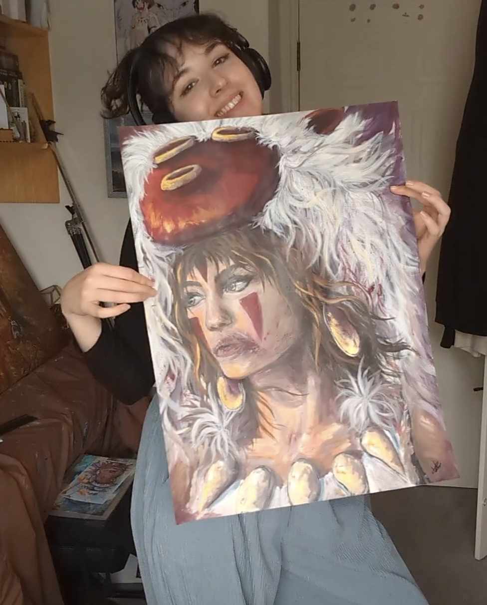 'Gold in her eyes' Princess Mononoke Original