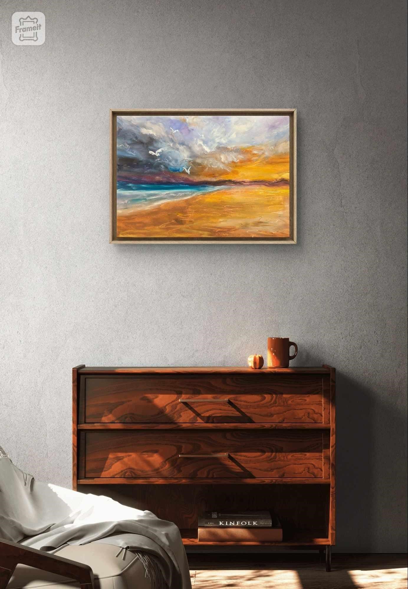 'Golden shores' Print