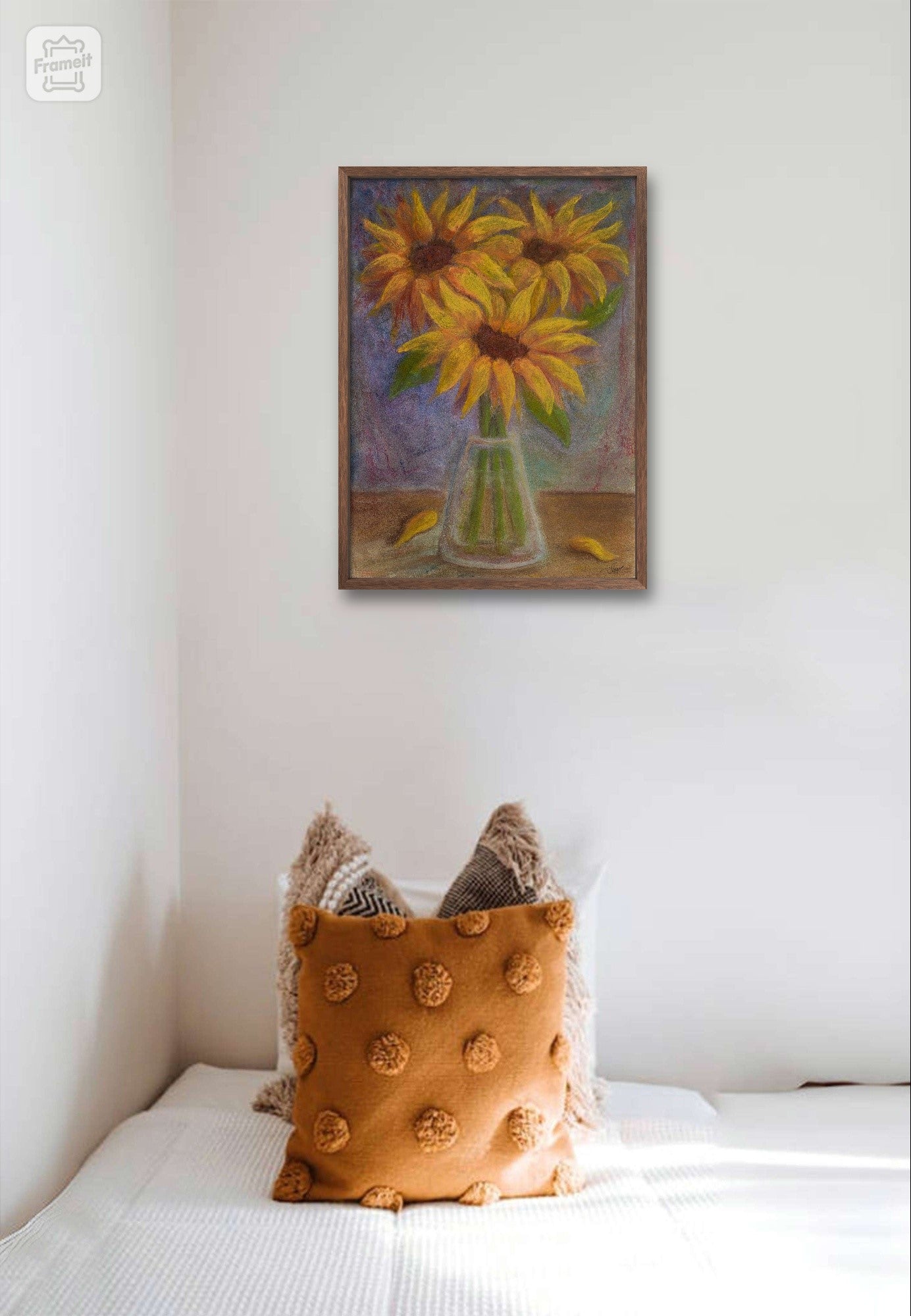 'Sunflower vase' Print