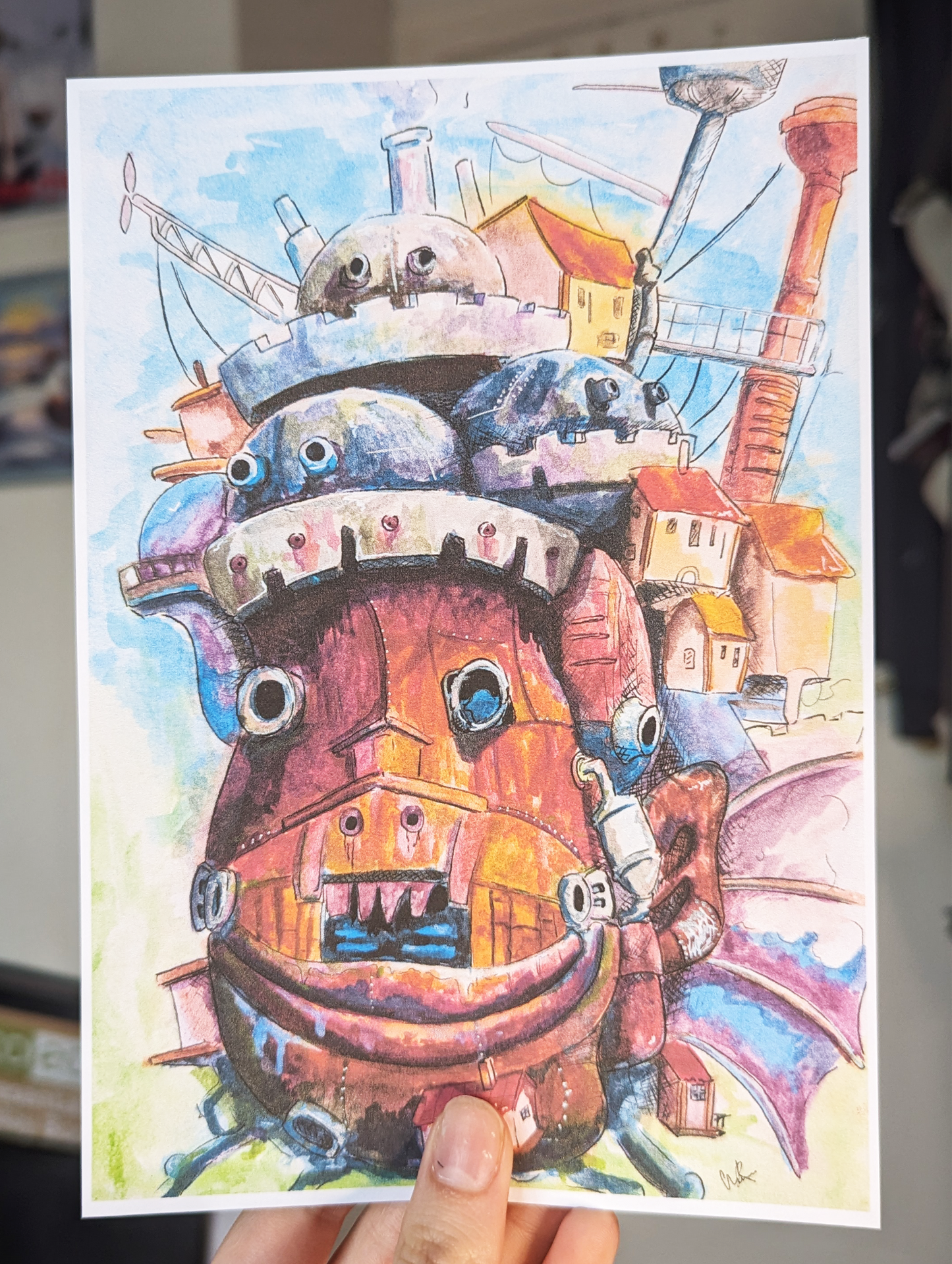 Studio Ghibli Howl’s moving castle Print