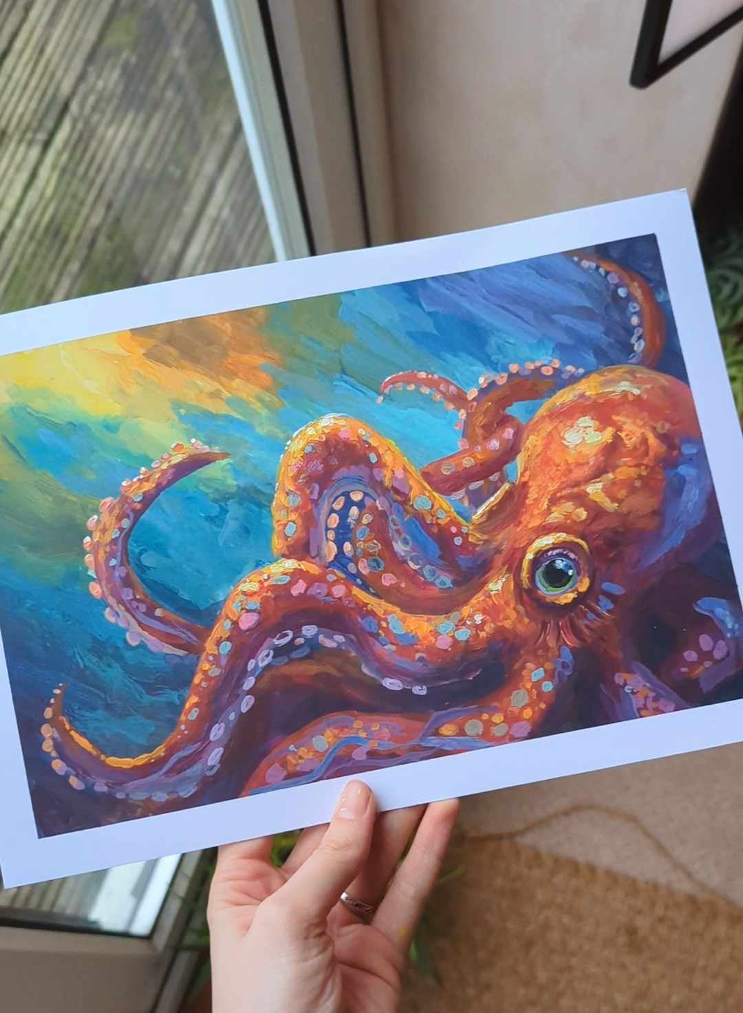 'Untitled' Multicolour Octopus