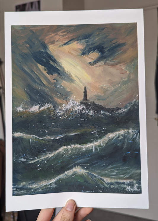 'Stormy seascape'