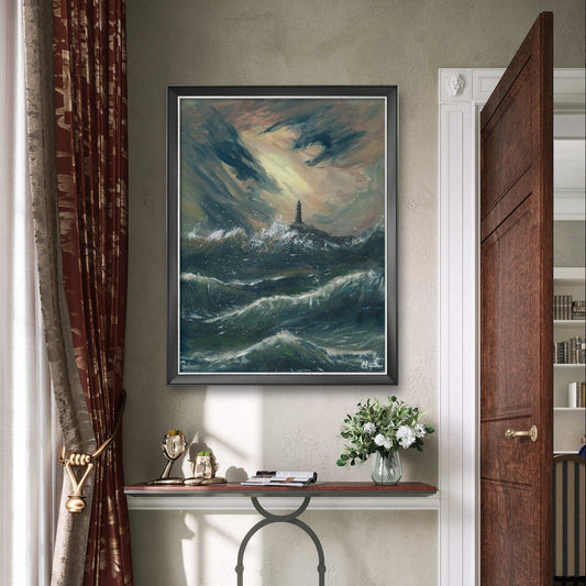 'Stormy seascape'  Print