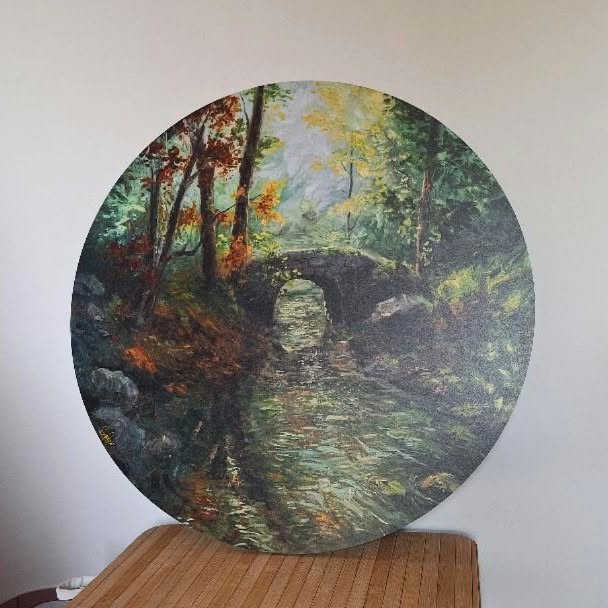 Custom Wood Block Print 'Sanctuary'