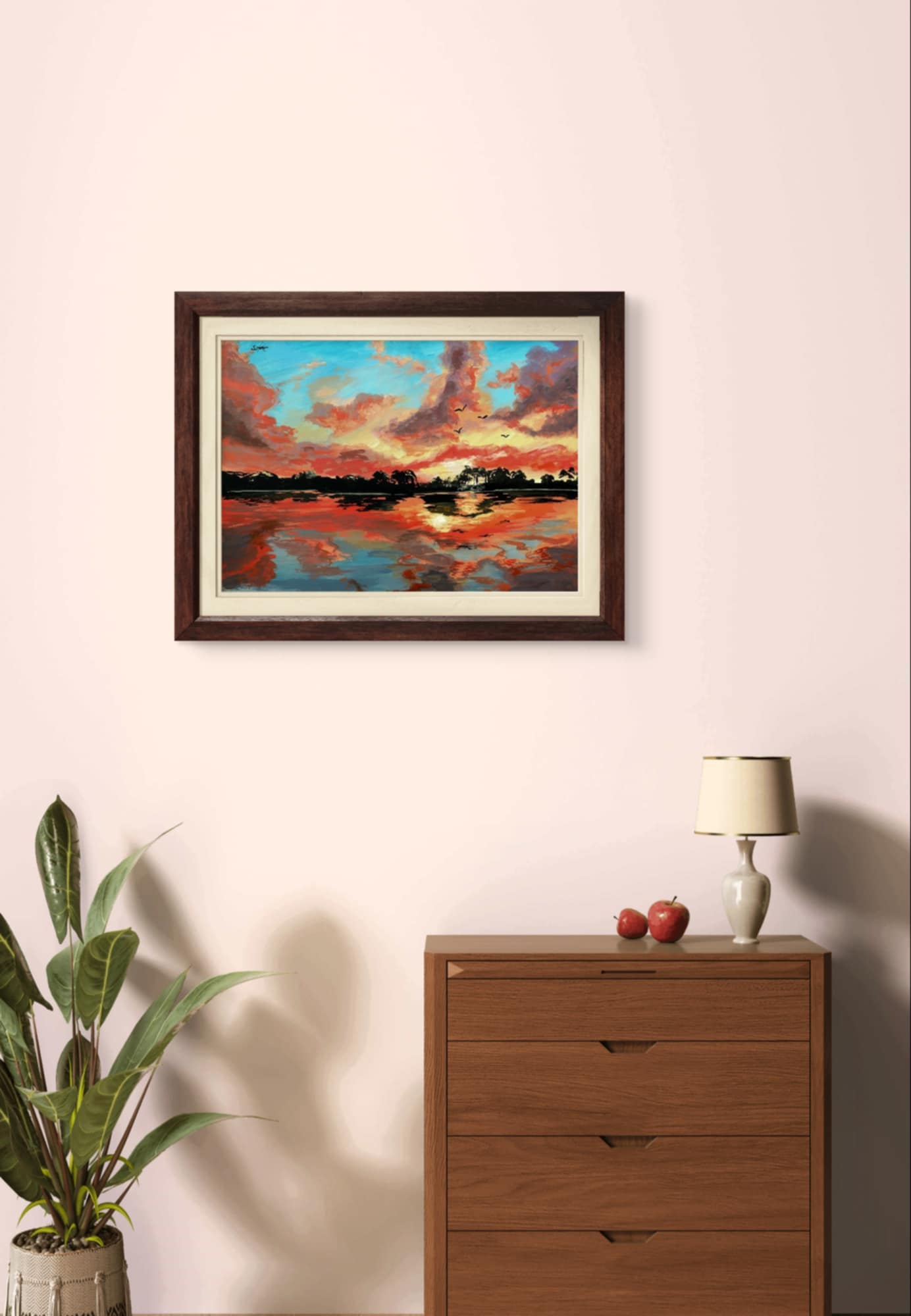 'Burning Skies' Print